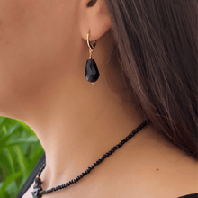 Carregar imagem no visualizador da galeria, Colar Choker Ágata Preta Elegance 38cm - Império Stone