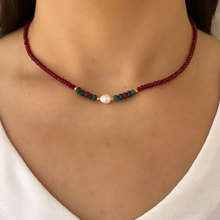 Carregar imagem no visualizador da galeria, Colar Choker Turco com Pérola Elegance 38cm - Império Stone