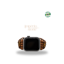 Carregar imagem no visualizador da galeria, Bracelete Apple 1 Volta Olho de Tigre (SmartWatch não incluso)