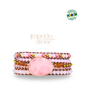 Carregar imagem no visualizador da galeria, Bracelete do Amor - Quartzo Rosa