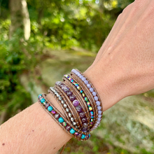 Carregar imagem no visualizador da galeria, Bracelete Ametista - 5 Voltas