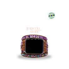Carregar imagem no visualizador da galeria, Bracelete Ametista para AppleWatch - 5 voltas