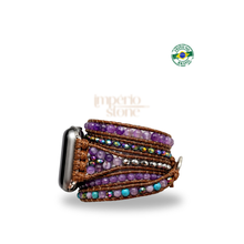 Carregar imagem no visualizador da galeria, Bracelete Ametista para AppleWatch - 5 voltas