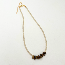 Carregar imagem no visualizador da galeria, Colar Choker Olho de Tigre Elegance 38cm - Império Stone