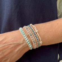 Carregar imagem no visualizador da galeria, Bracelete Oceano - 3 voltas