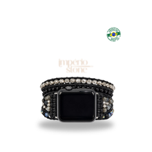 Carregar imagem no visualizador da galeria, Bracelete para AppleWatch Mix Preto - 5 voltas