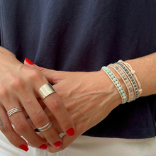 Carregar imagem no visualizador da galeria, Bracelete Oceano - 3 voltas