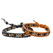 Carregar imagem no visualizador da galeria, Olho de Tigre e Ônix - 1 Volta - Casal/Unissex