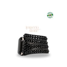 Carregar imagem no visualizador da galeria, Bracelete All Black para AppleWatch - 5 voltas