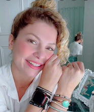 Carregar imagem no visualizador da galeria, Bracelete para AppleWatch Mix Preto - 5 voltas