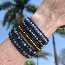 Carregar imagem no visualizador da galeria, OUTLET - Bracelete Sabedoria - Sodalita e Labradorita