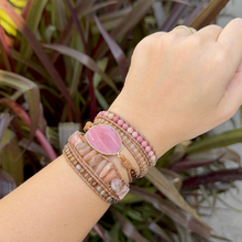 Carregar imagem no visualizador da galeria, Bracelete Essência Rodonita