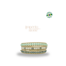 Carregar imagem no visualizador da galeria, Bracelete Oceano - 3 voltas