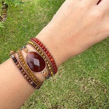 Carregar imagem no visualizador da galeria, OUTLET - Bracelete Ágata de Fogo