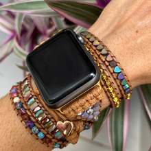 Carregar imagem no visualizador da galeria, Bracelete Mix Love para AppleWatch - 5 voltas
