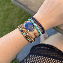 Carregar imagem no visualizador da galeria, Bracelete Lazuli Turquesa
