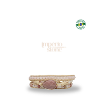 Carregar imagem no visualizador da galeria, OUTLET - Bracelete Amor Sereno -3 voltas Pedra MINI
