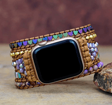 Carregar imagem no visualizador da galeria, Bracelete Mix Love para AppleWatch - 5 voltas
