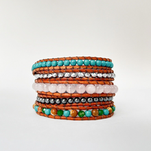 Carregar imagem no visualizador da galeria, OUTLET: Bracelete Mix Pedras - 5 Voltas
