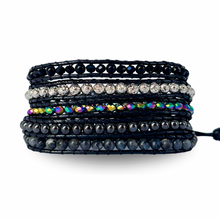 Carregar imagem no visualizador da galeria, OUTLET: Bracelete Black - Turmalina Negra - 5 Voltas
