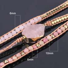 Carregar imagem no visualizador da galeria, Bracelete Pink Quartz - RedStone™ - Império Stone
