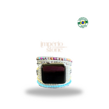 Carregar imagem no visualizador da galeria, Bracelete Mix Azul Charm para AppleWatch - 5 voltas
